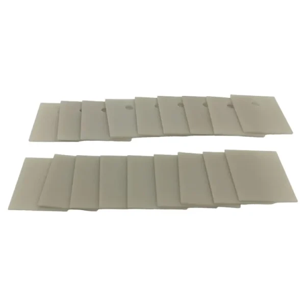 TO-3P-220-247-254-257-258-264 Aluminum Nitride Ceramic Thermal Pads Without Hole For MOSFET Transistor IGBT Transistor Heat Sink