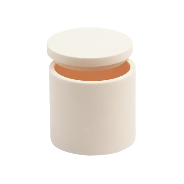 High Hardness 99 Alumina Ceramic Grinding Jar Pot for Planetary Ball Mill (5)