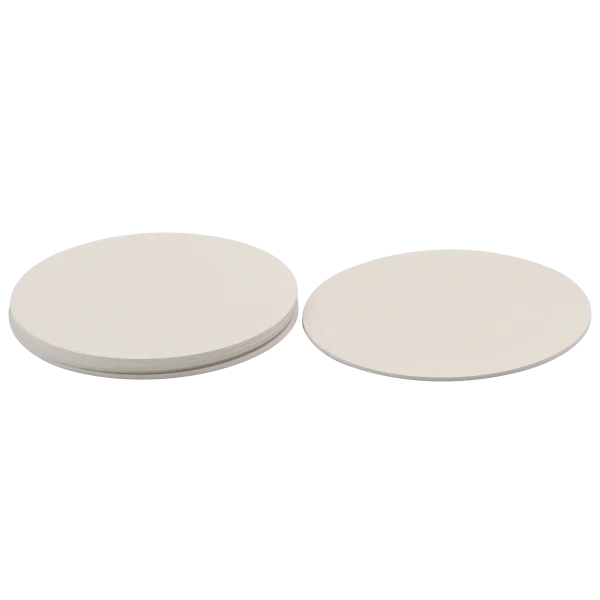 Light Brown Round Shape Microporous AL2O3 Ceramic Sheet (2)