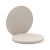 Light Brown Round Shape Microporous AL2O3 Ceramic Sheet (3)