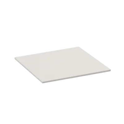 Light Brown Square Shape Microporous Alumina Ceramic Sheet