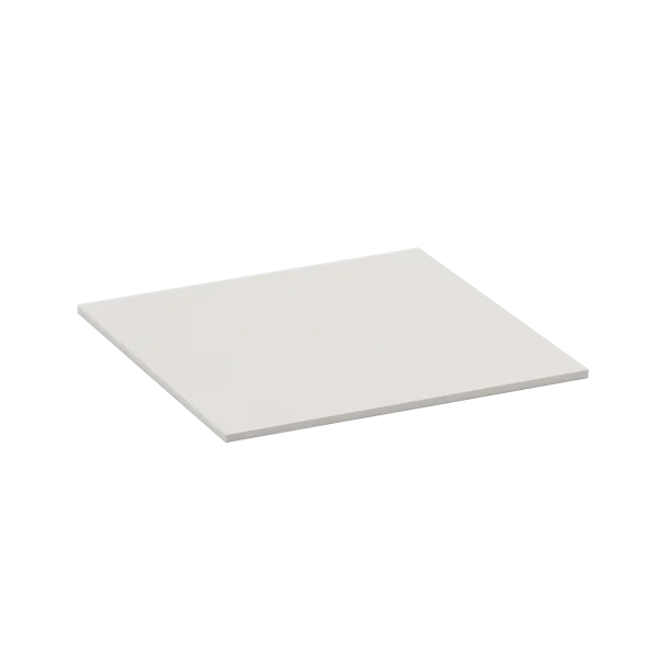 Light Brown Square Shape Microporous AL2O3 Ceramic Sheet (1)