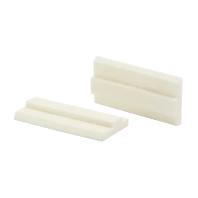 102*47*12.8mm Alumina Ceramic Dewatering Blades For Paper Pulp Industry