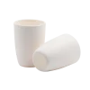 105×70×150mm 800ml Tapered Round-Bottom Alumina Ceramic Crucible (2)