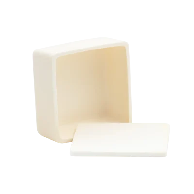 150×150 mm 1200ml 99 Alumina Square Crucible For Laboratory And High-Temperature Applications