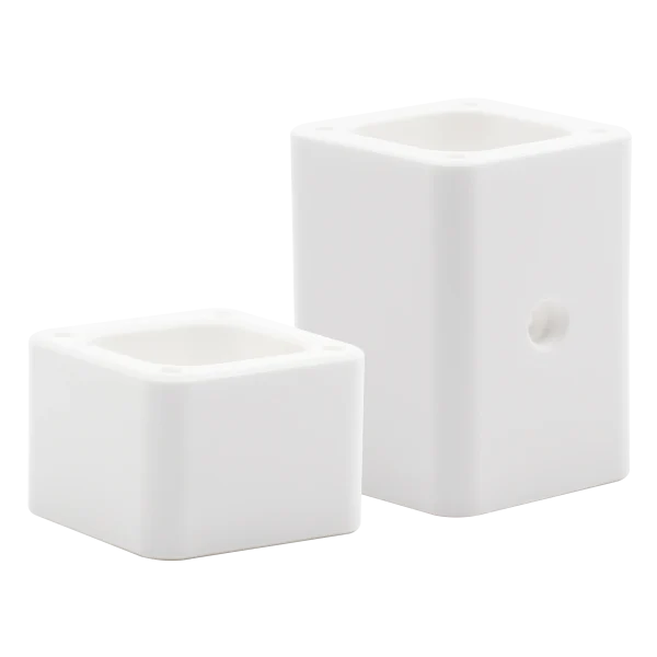 Dia 51mm Alumina Ceramic Fuse Tube – Square Porcelain Fuse Body for Ceramic Fuse Holders (2)