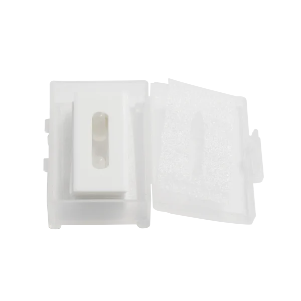 57mm x 19mm 20pcs Zirconia Ceramic Slotted Slitter Blade, 0.4mm Thick (1)