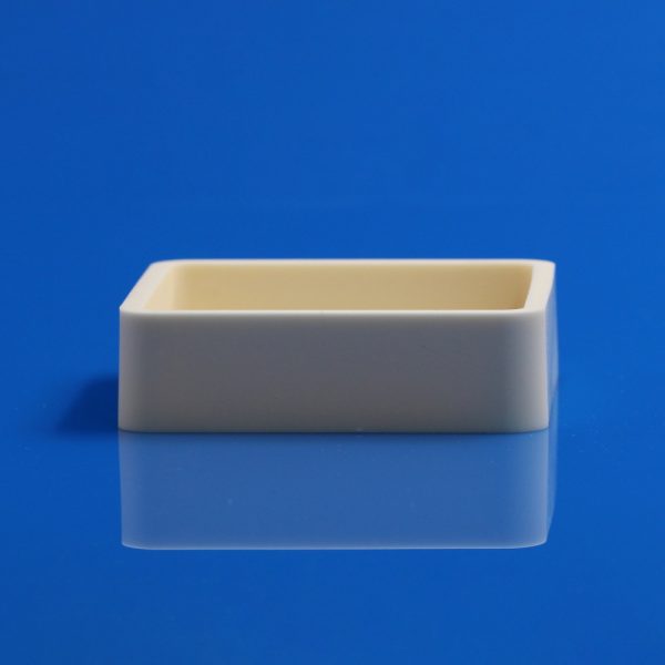 99% Alumina Ceramic Square Crucible for Laboratory Applications (2)