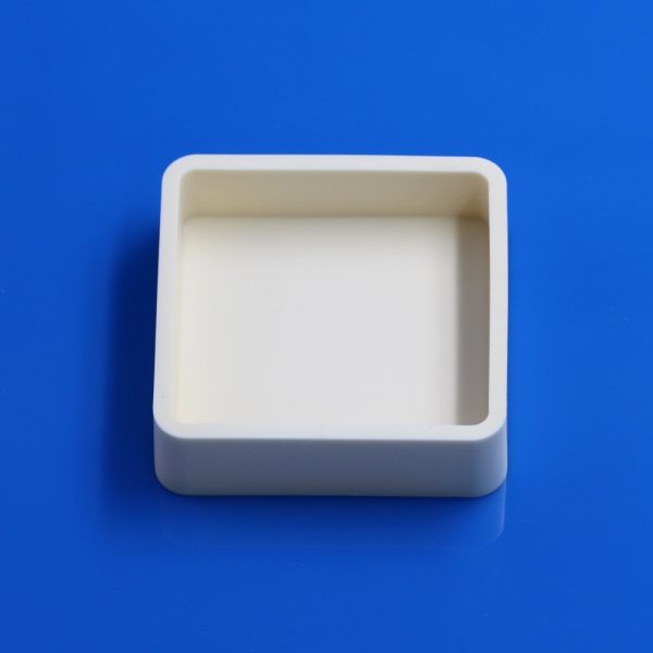 99% Alumina Ceramic Square Crucible for Laboratory Applications (3)