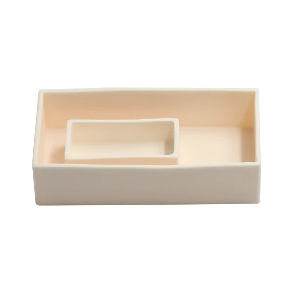 99 Alumina Rectangular Ceramic Crucible For Laboratory And Industrial Use (3)