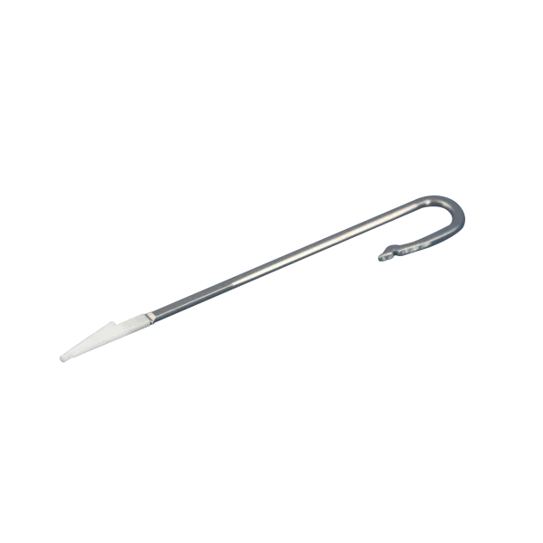 Ceramic Yarn Guide Needle With Metal Hook For Crochet Machines (1)