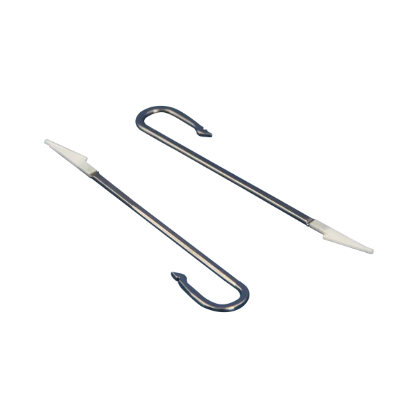 Ceramic Yarn Guide Needle With Metal Hook For Crochet Machines (2)
