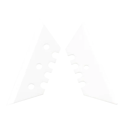 Zirconia Ceramic Trapezoid Utility Blades – 10 Pack Replacement Blades