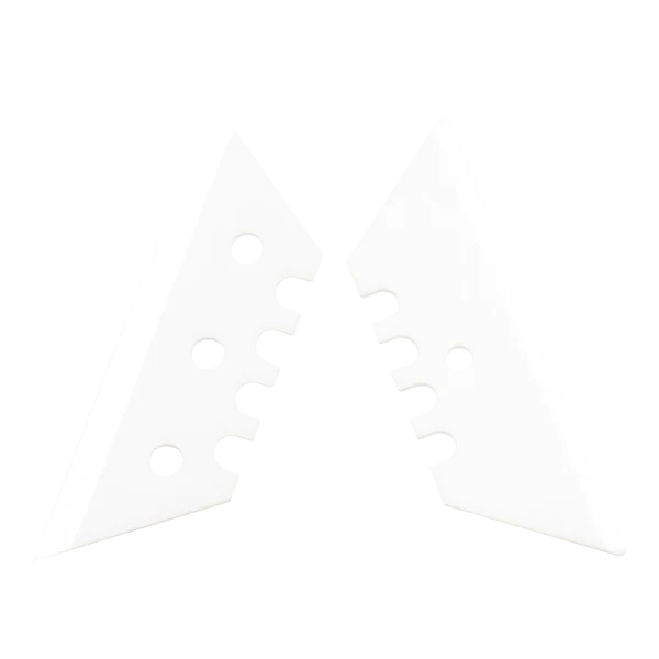 Zirconia Ceramic Trapezoid Utility Blades (6)