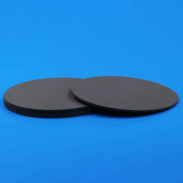 Black Anti Static Porous Ceramic Disc for Vacuum Applications (2)