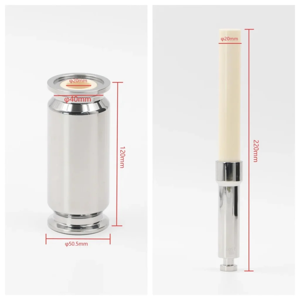 Ceramic Plunger Metering Pump Assembly (Alumina Plunger + SS316 Barrel)