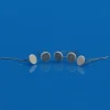 Miniature Disc-Type Alumina Ceramic MCH Heating Element With Leads (4)