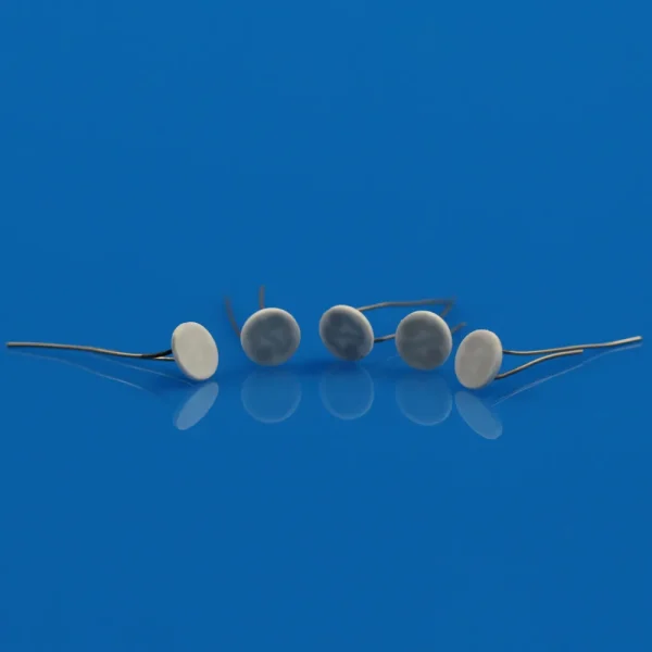 Miniature Disc-Type Alumina Ceramic MCH Heating Element With Leads (4)