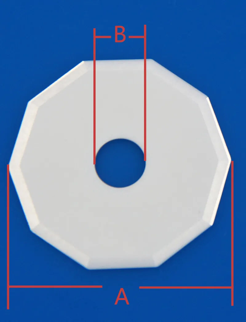 Zirconia Ceramic Decagonal Rotary Cutting Blade (4)