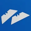 Zirconia Ceramic Trapezoid Blade (2 Curved Holes) (5)