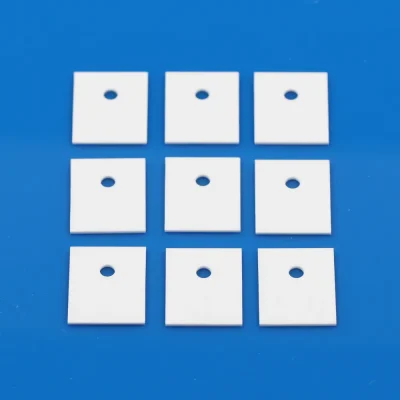 Alumina Ceramic Heat Sink Insulator Plate - 24*19*1mm
