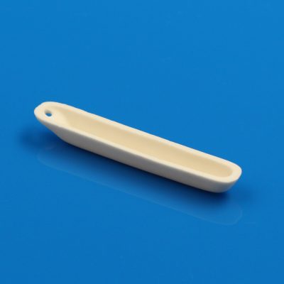 Corundum 99 Alumina Crucible Boat 7ml  84*13*8mm  20pcs For Muffle Furnaces