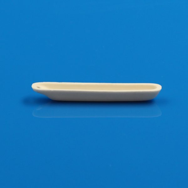 Corundum 99 Alumina Crucible Boat 7ml  84138mm  20pcs For Muffle Furnaces