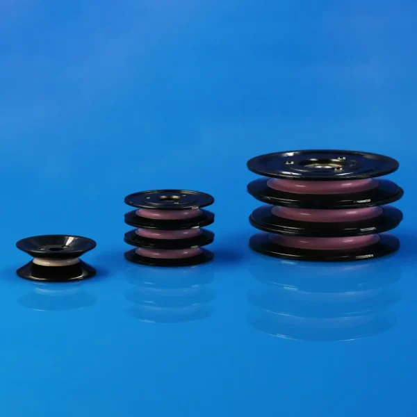 Wire Guide Pulley for Textile Machinery – Ceramic with Plastic Flange (1)