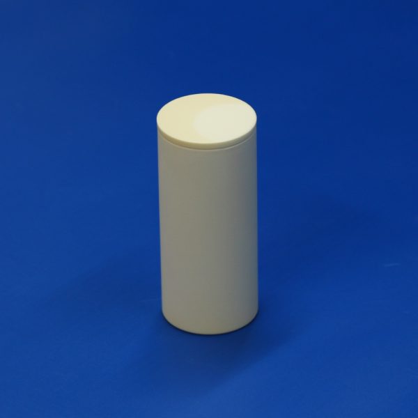 99% Alumina Cylindrical Crucible with Screw-On Lid - 71.56×71.56×164.67mm (3)