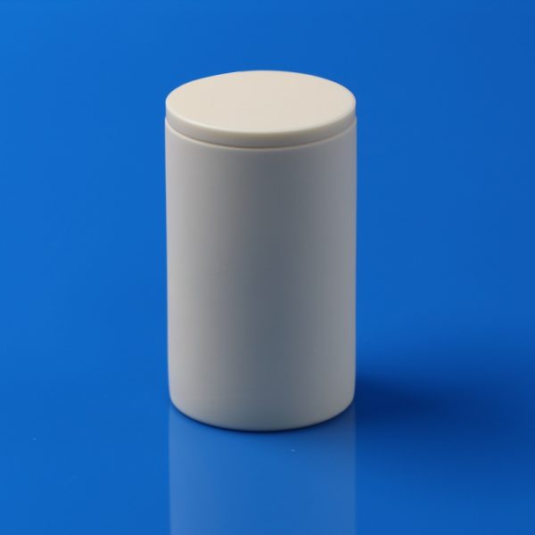 Corrosion Resistant 99% Alumina Cylindrical Crucible for Lab Furnace - 60.33×101.11mm (2)