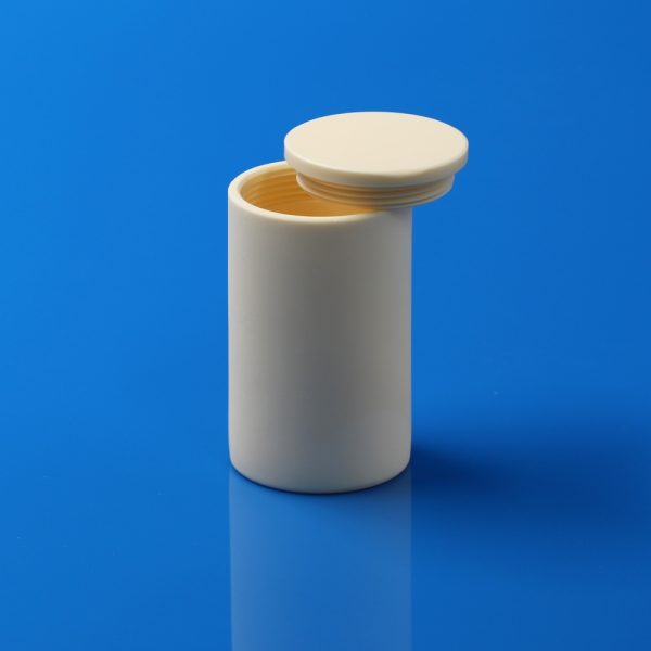 Corrosion Resistant 99% Alumina Cylindrical Crucible for Lab Furnace - 60.33×101.11mm (3)