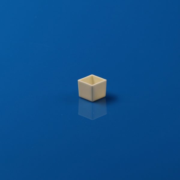 Cube Handleless 99% Alumina High-Temperature Resistant Square Ceramic Crucible - 19.9619.9617.78mm 50PCS (1)
