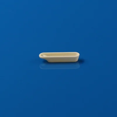 High Purity Al2O3 Corundum Boat with Lifting Hole - 39.96*9.10*7.04mm 100pcs