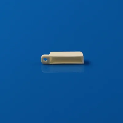 High-Temperature Resistant Alumina Crucible With Handle and Corundum Boat - 39.96*8.83*9.01mm 100pcs
