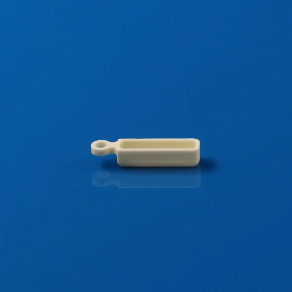 Hollowed rectangular alumina crucible, high-temperature resistant corundum crucible  43.6310.058.57mm 100pcs (2)