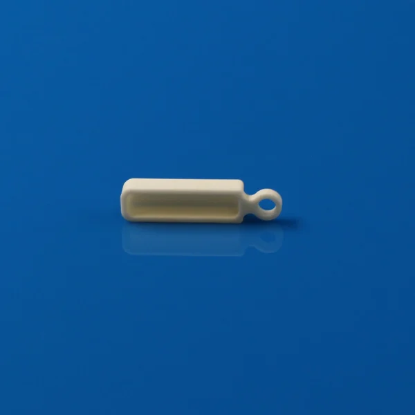 Hollowed rectangular alumina crucible, high-temperature resistant corundum crucible  43.6310.058.57mm 100pcs (5)