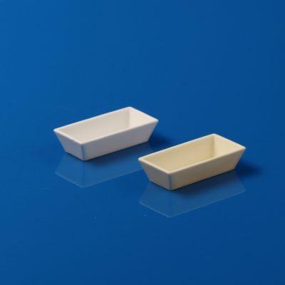 Trapezoidal 99% Alumina Combustion Boat for Lab Furnace 60*30*15mm 20pcs
