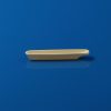 Two end rounded long groove 99% alumina sample boat without handle - 100.4017.5011.89mm 100PCS (3)