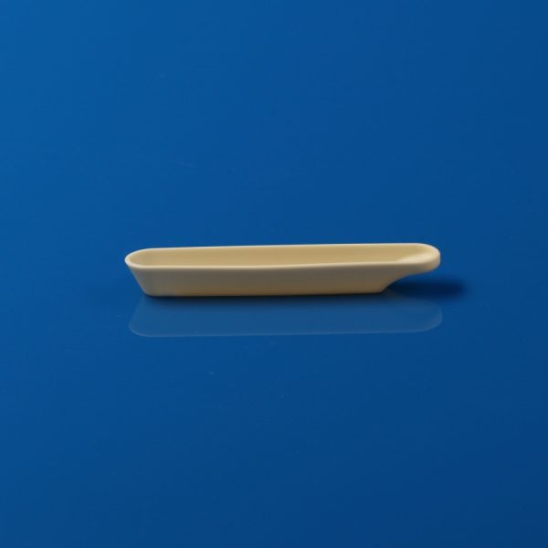 Two end rounded long groove 99% alumina sample boat without handle - 100.4017.5011.89mm 100PCS (3)
