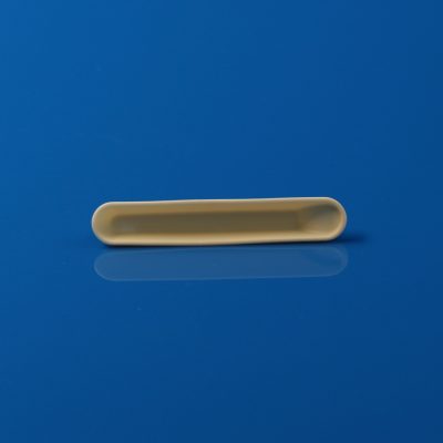 Two End Rounded Long Groove 99% Alumina Sample Boat Without Handle - 100.40*17.50*11.89mm 50PCS