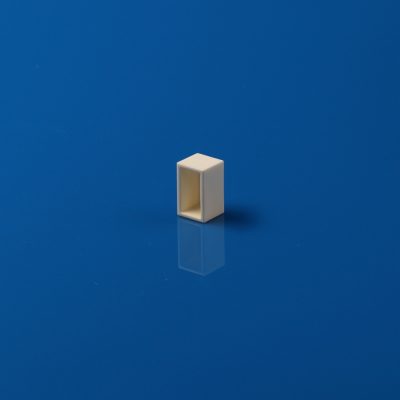 Vertical Rectangular 99% Alumina Crucible Cubic Corundum Boat - 25.23*15.10*15.15mm 50PCS