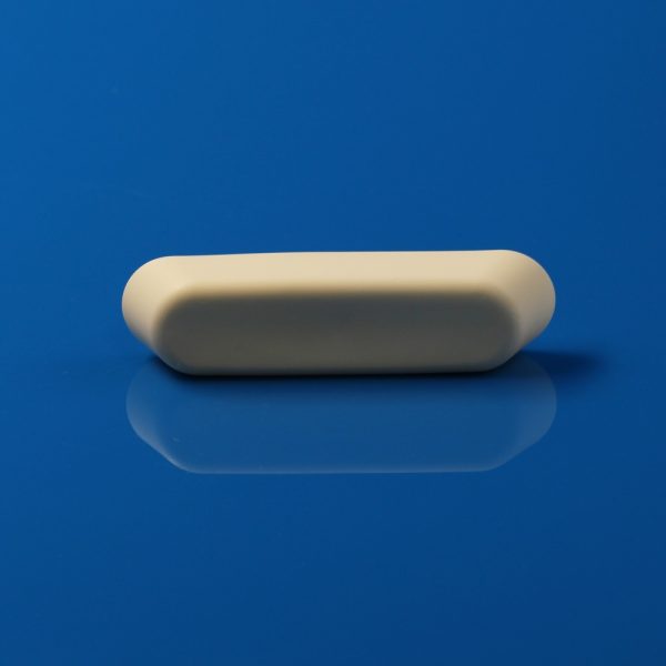 Wide Rounded Corner Handleless 99% Alumina Crucible,Large Capacity Corundum Boat - 114.9529.0019.80mm 50PCS (2)