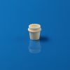 99% Alumina Cylindrical Crucible with Top Flange for Lab Furnace - OD32.72×H32.83mm (3)