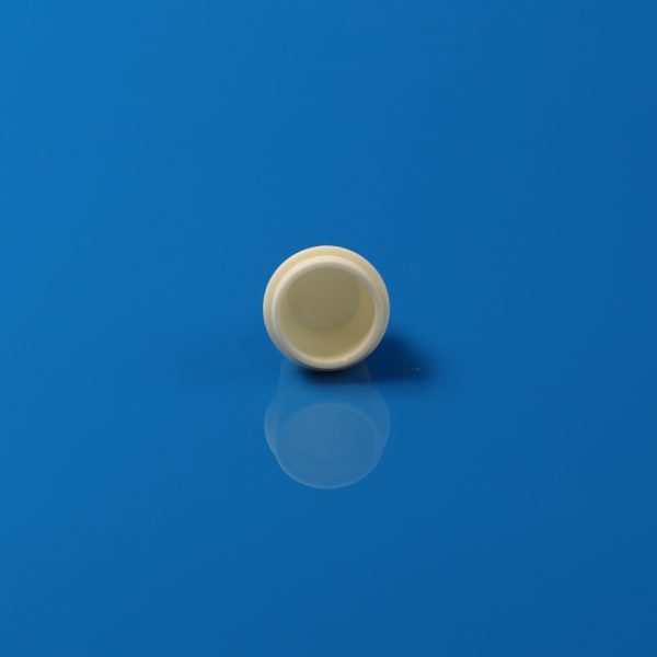99% Alumina Cylindrical Crucible with Top Flange for Lab Furnace - OD32.72×H32.83mm (5)