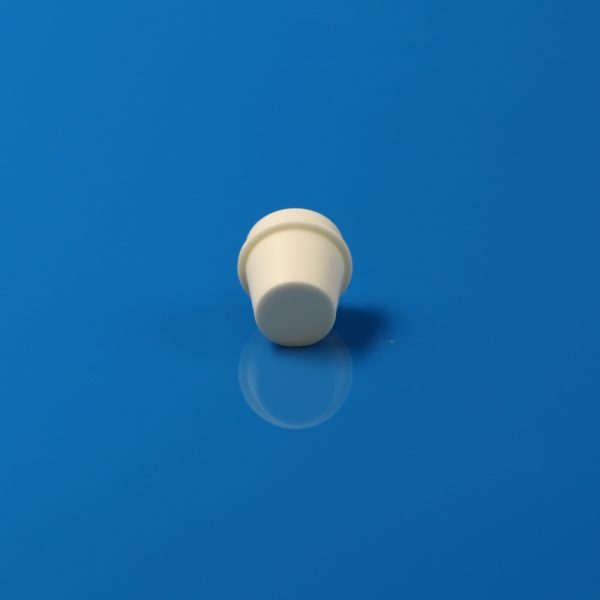 99% Alumina Cylindrical Crucible with Top Flange for Lab Furnace - OD32.72×H32.83mm (6)