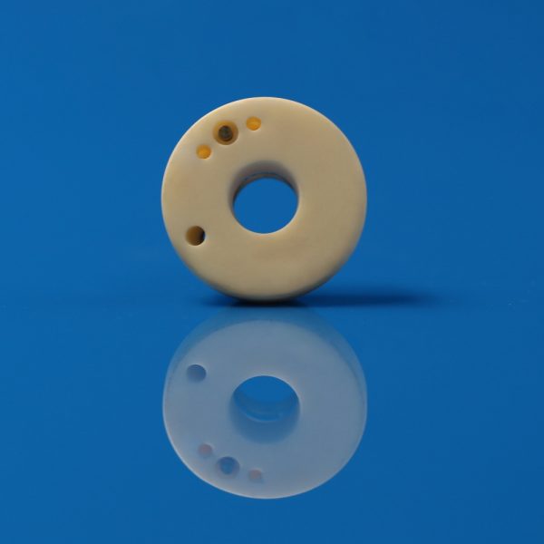 99% Alumina Fiber Laser Nozzle Holder Insulation Ceramic Flange 30×M11 (7)