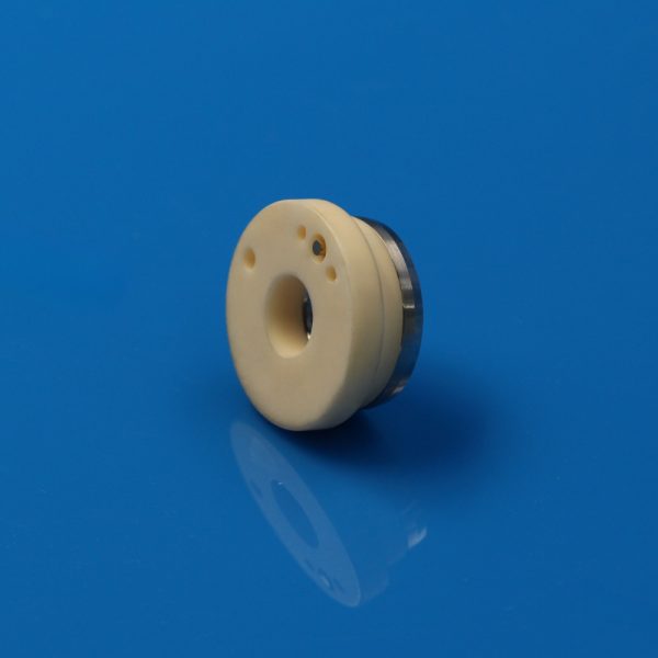 99% Alumina Fiber Laser Nozzle Holder Insulation Ceramic Flange 30×M11 (9)