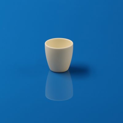 99% Alumina Flat Bottom Conical Crucible without Lid 25mL 50pcs