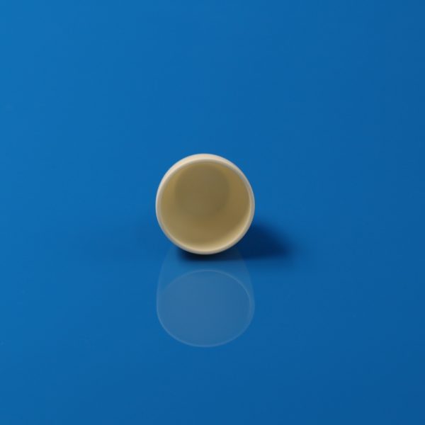 99% Alumina Flat Bottom Conical Crucible without Lid 25mL (4)