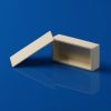 99% Alumina Rectangular Ceramic Crucibles with Lids (4)